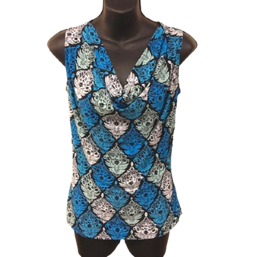 Beecher's Brook Cowl Neck Stretch Top- Sz. Sm